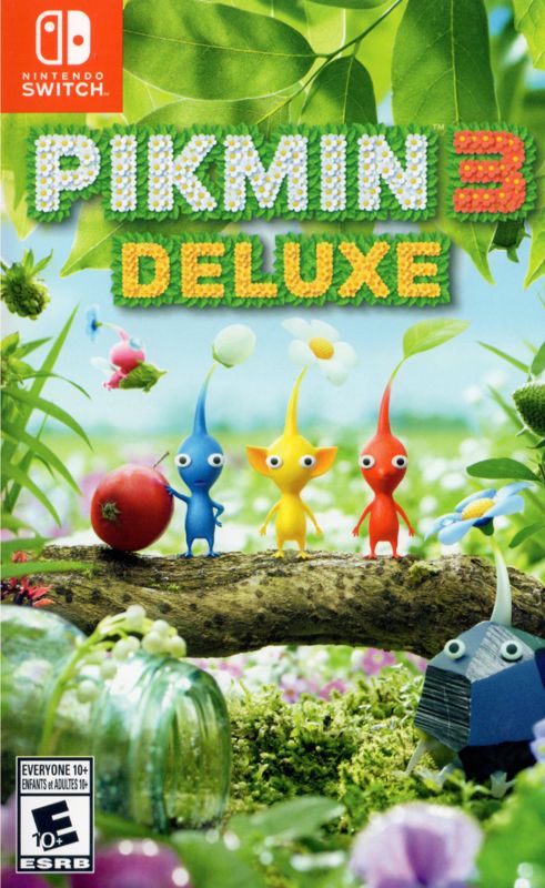 Front Cover for Pikmin 3 Deluxe (Nintendo Switch)