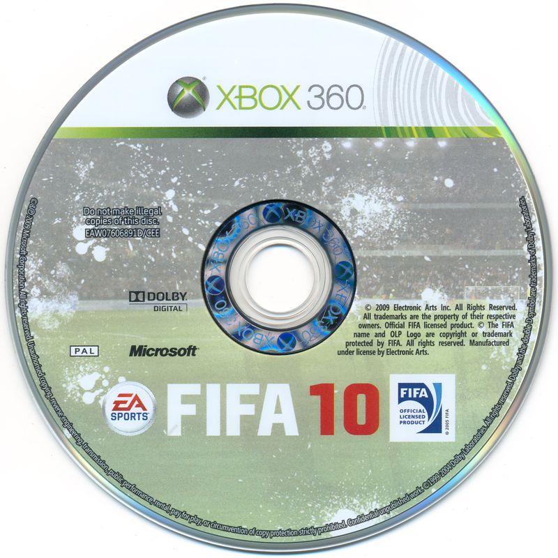 Media for FIFA Soccer 10 (Xbox 360) (Localized version)