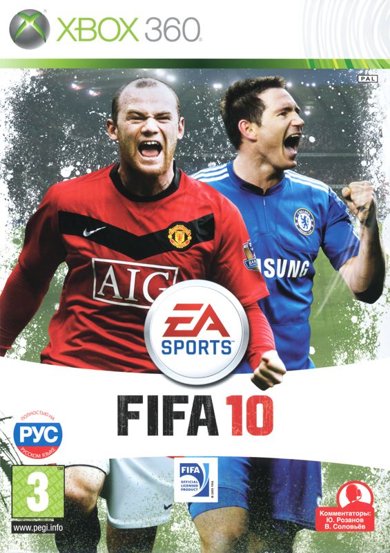 Front Cover for FIFA Soccer 10 (Xbox 360) (Localized version): w/o Sticker
