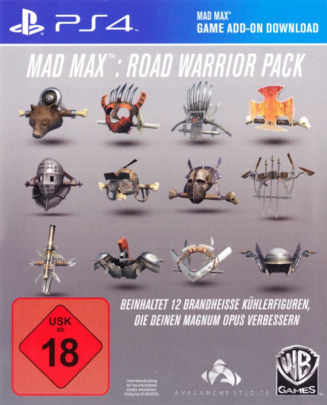 Extras for Mad Max (PlayStation 4): DLC Mad Max: The Road Warrior Pack - Side A