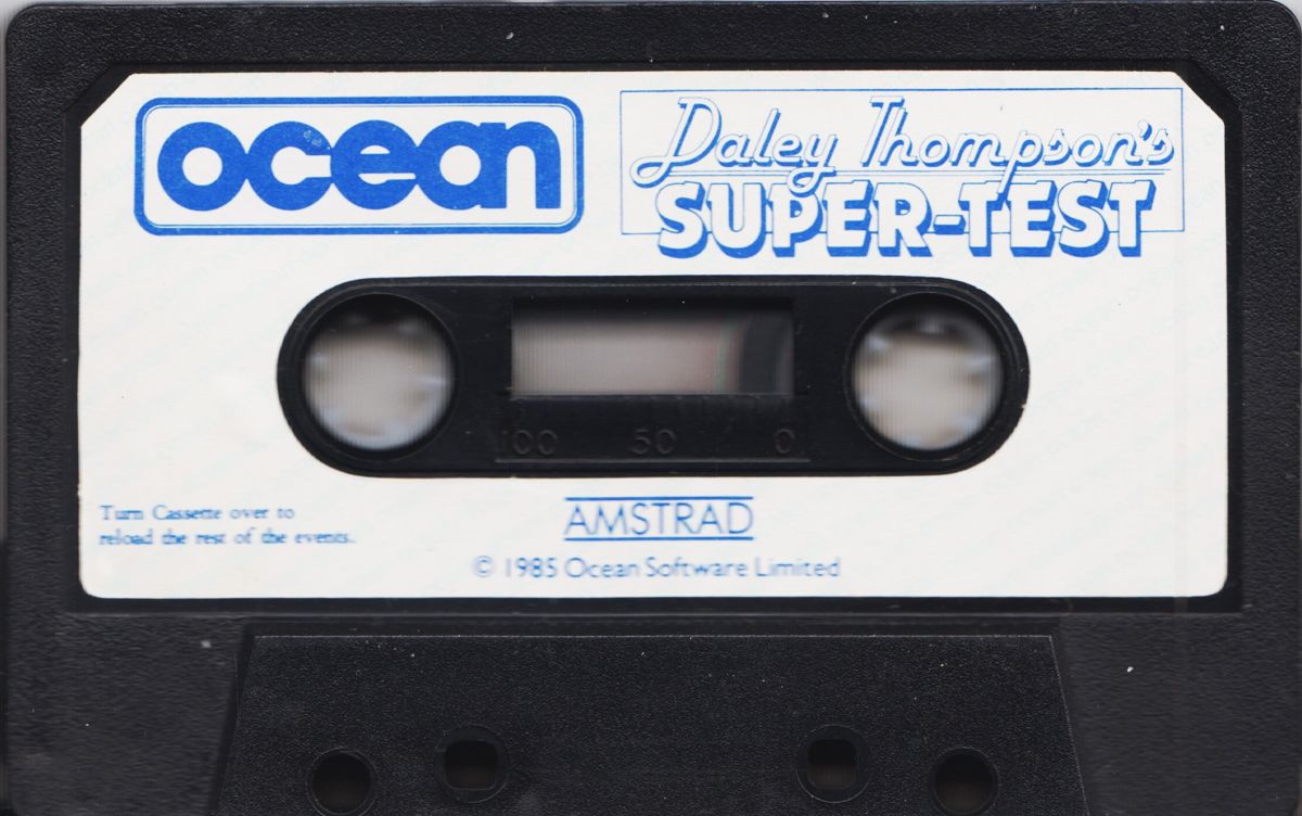 Media for Daley Thompson's Super-Test (Amstrad CPC): Side A