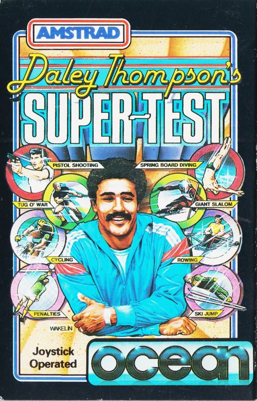 Front Cover for Daley Thompson's Super-Test (Amstrad CPC)