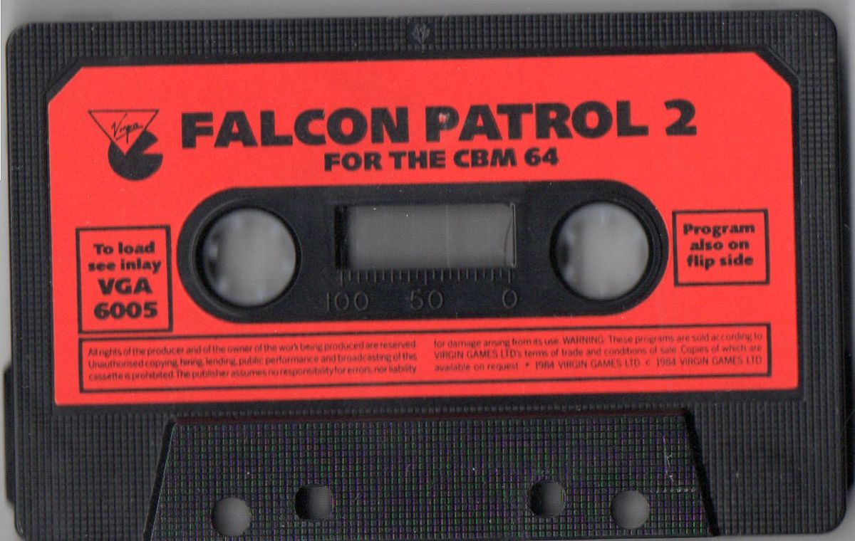 Media for Falcon Patrol II (Commodore 64)
