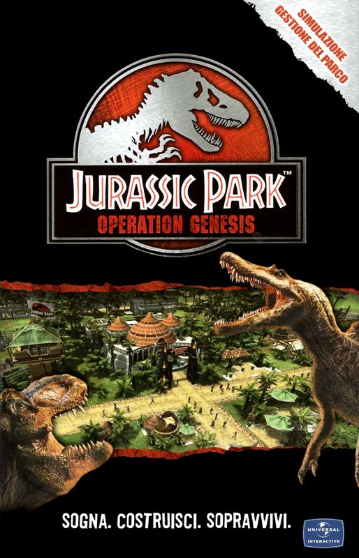 Manual for Jurassic Park: Operation Genesis (Windows): Front