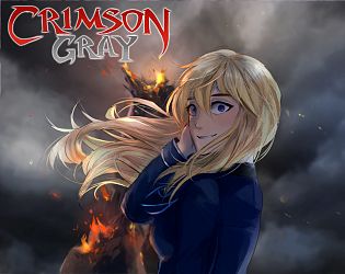 Front Cover for Crimson Gray (Linux and Macintosh and Windows) (itch.io release)