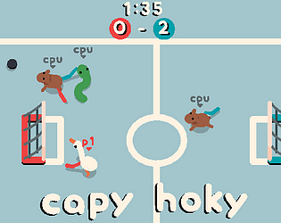 Front Cover for capy hoky (Macintosh and Windows) (itch.io release)