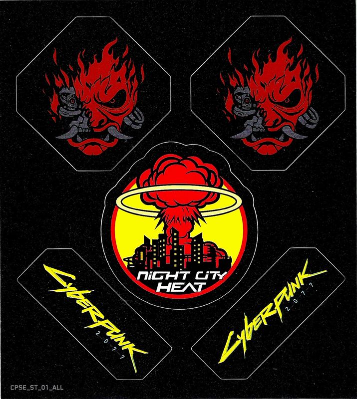 Extras for Cyberpunk 2077 (Windows): Stickers - Front