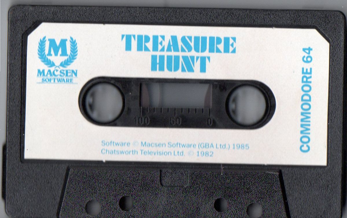 Media for Treasure Hunt (Commodore 64)