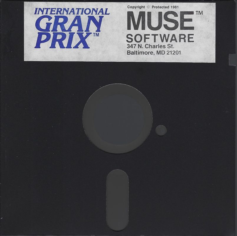Media for International Gran Prix (Apple II) (Muse Software release)