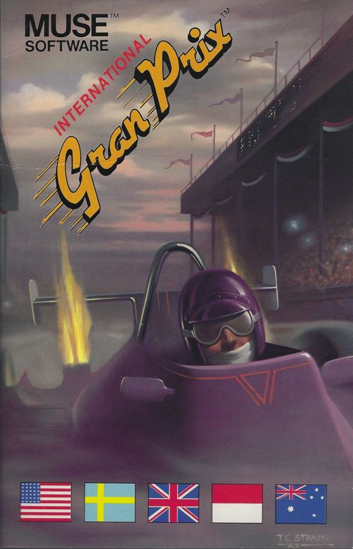 Front Cover for International Gran Prix (Apple II) (Muse Software release): Also front cover of manual