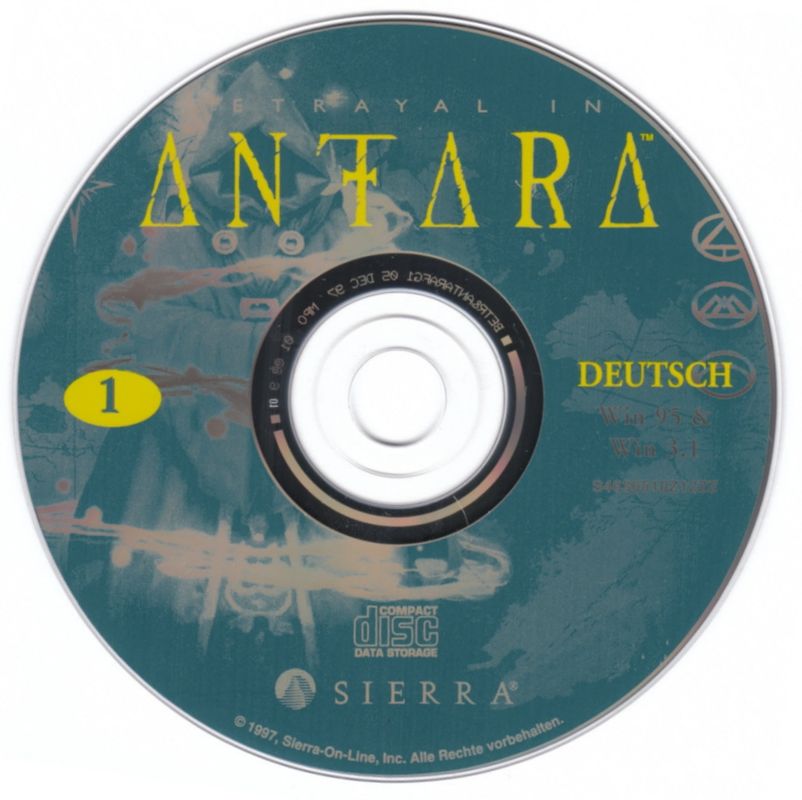 Media for Betrayal in Antara (Windows and Windows 16-bit): Disc 1
