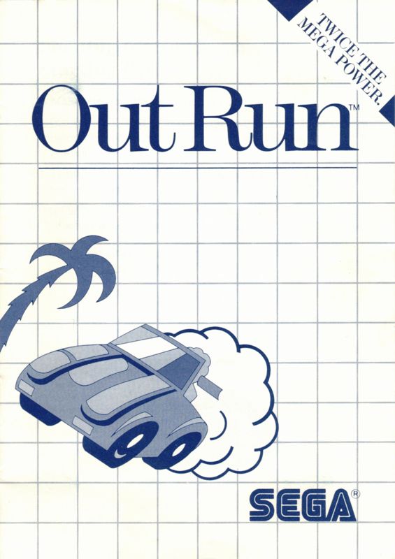 Manual for OutRun (SEGA Master System): Front