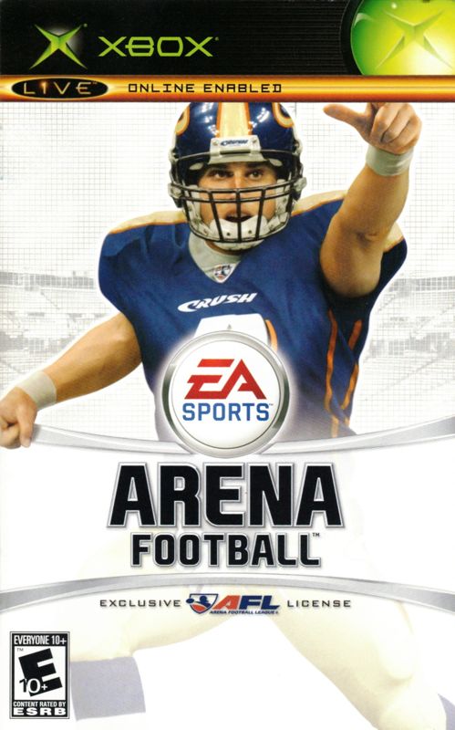 Manual for Arena Football (Xbox): Front