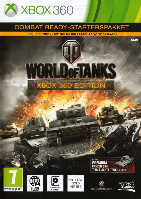 Front Cover for World of Tanks: Xbox 360 Edition - Combat Ready Starter Pack (Xbox 360)