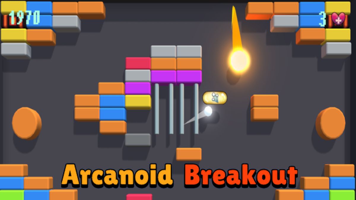 Front Cover for Arcanoid Breakout (Nintendo Switch) (download release)