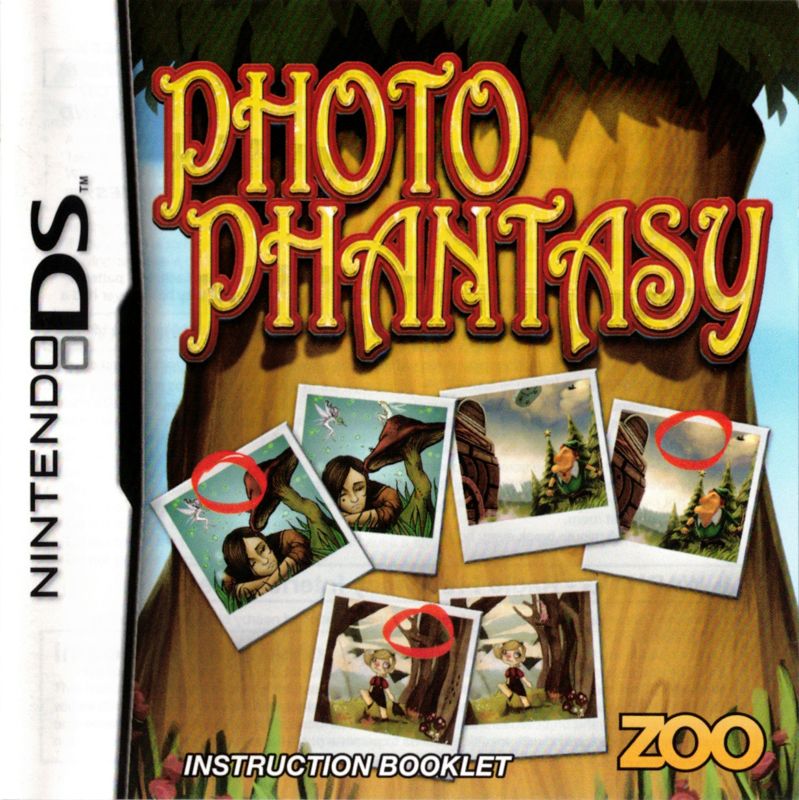 Manual for Photo Phantasy: Spot the Differences (Nintendo DS): Front