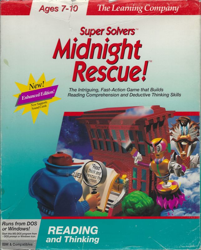 Front Cover for Super Solvers: Midnight Rescue! (DOS) (Enhanced Edition with sound card support)
