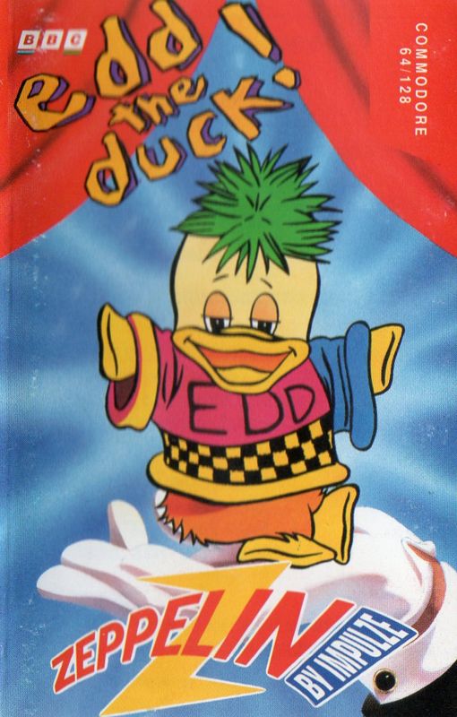 Front Cover for Edd the Duck! (Commodore 64) (Zeppelin Games budget release)