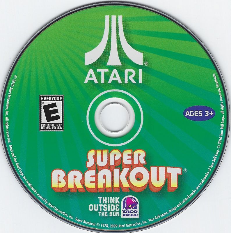 Media for Breakout (Windows) (Due to marketing error, packaging was accidentally labelled as "Super Breakout")