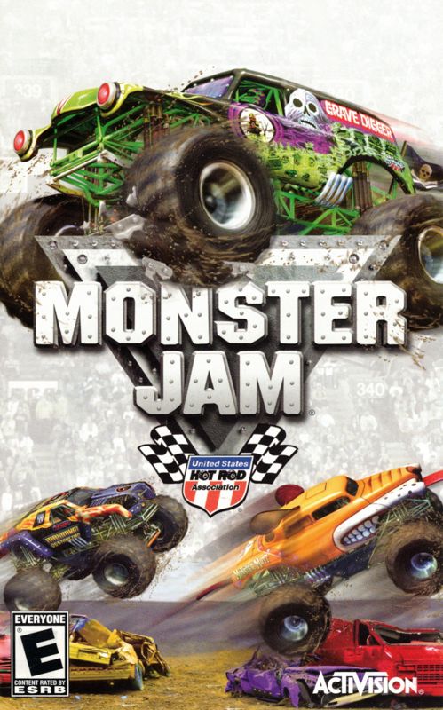 Manual for Monster Jam (PlayStation 2): Front