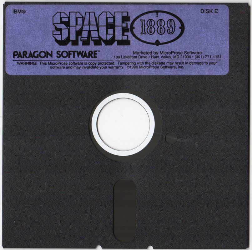 Media for Space 1889 (DOS): Disk 5