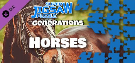 Front Cover for Super Jigsaw Puzzle: Generations - Horses (Windows) (Steam release)