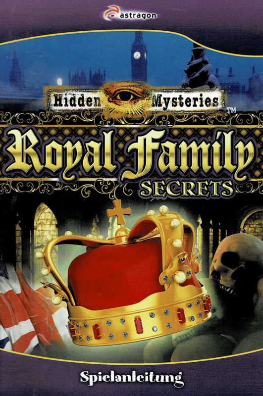 Manual for Hidden Mysteries: Royal Family Secrets (Windows): Front