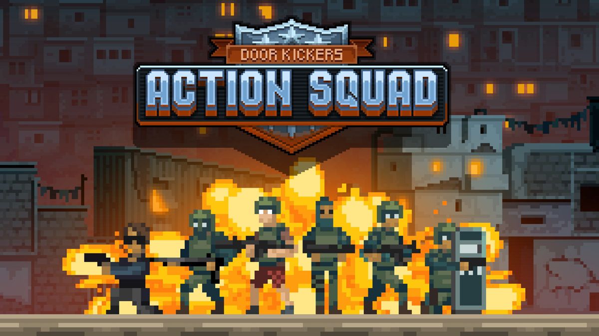 Front Cover for Door Kickers: Action Squad (Nintendo Switch) (download release)