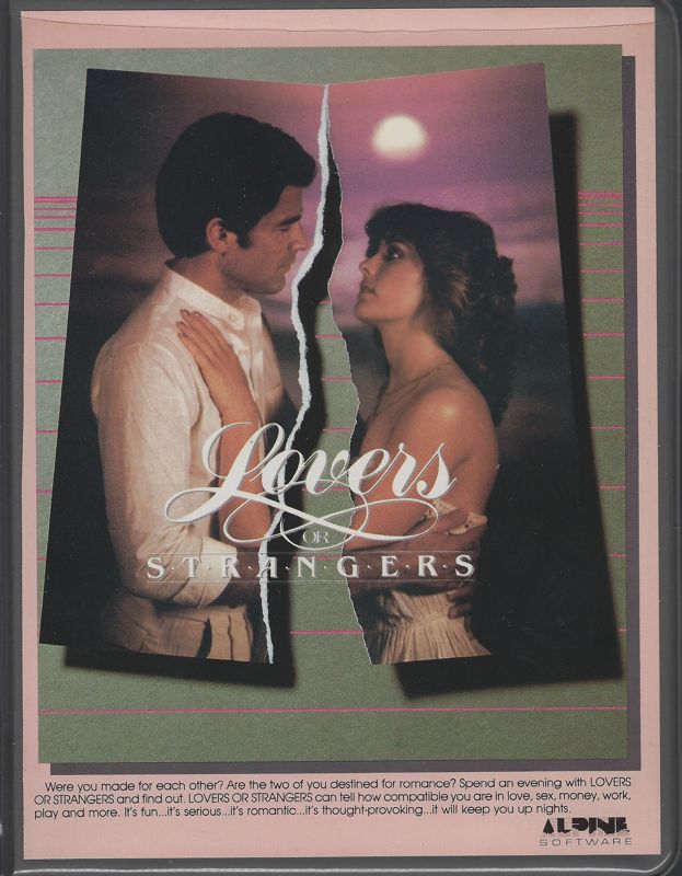 Front Cover for Lovers or Strangers (Apple II)