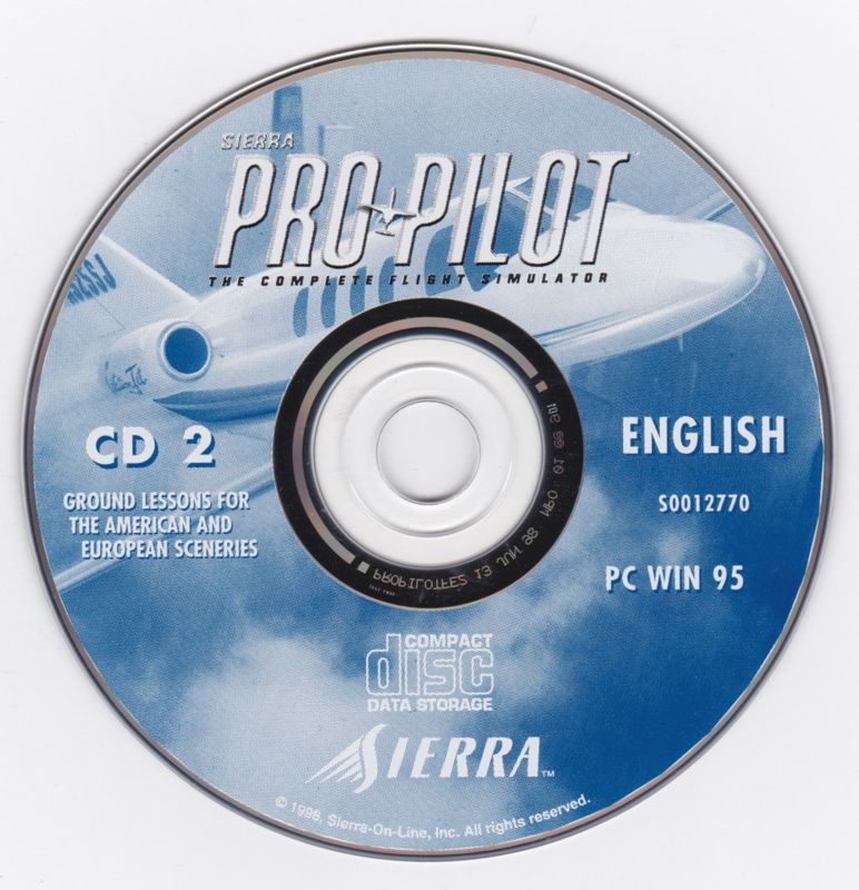 Media for Sierra Pro Pilot 98: The Complete Flight Simulator (Windows): Disc 2 Ground Lessons