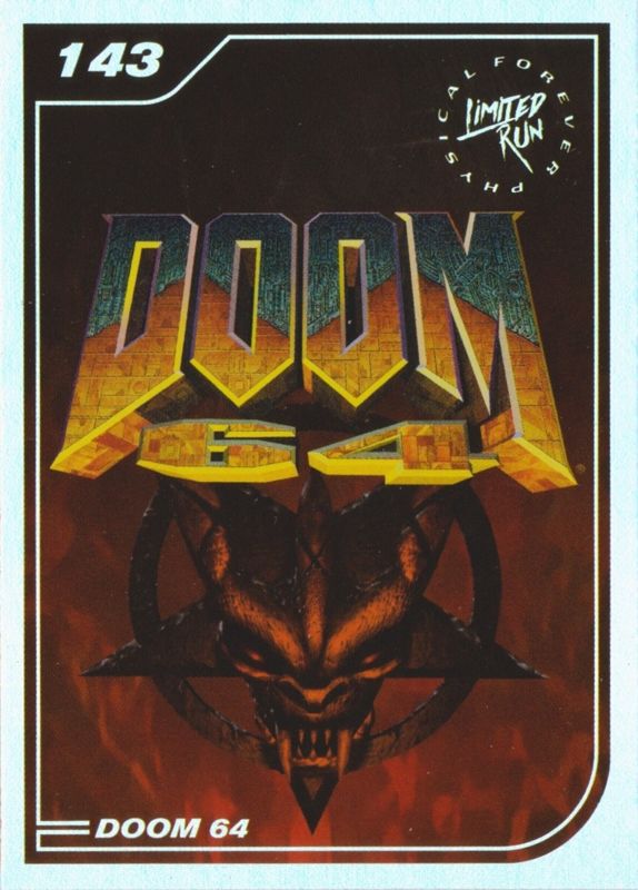 Extras for Doom 64 (Classic Edition) (Nintendo Switch): Limited Run Games Card - Front