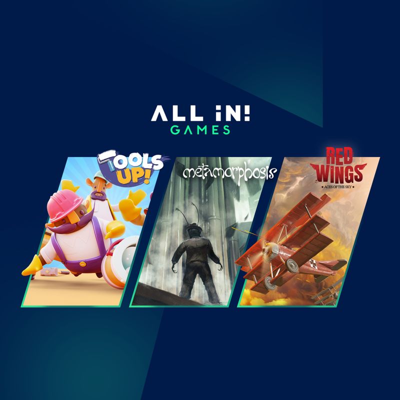 Front Cover for All in! Games (PlayStation 4) (download release)