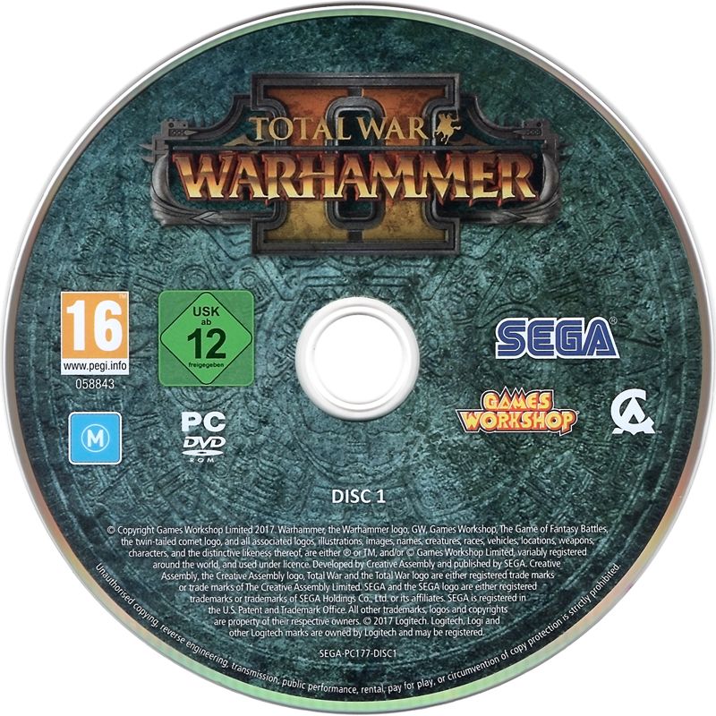 Media for Total War: Warhammer II (Windows): Disc 1