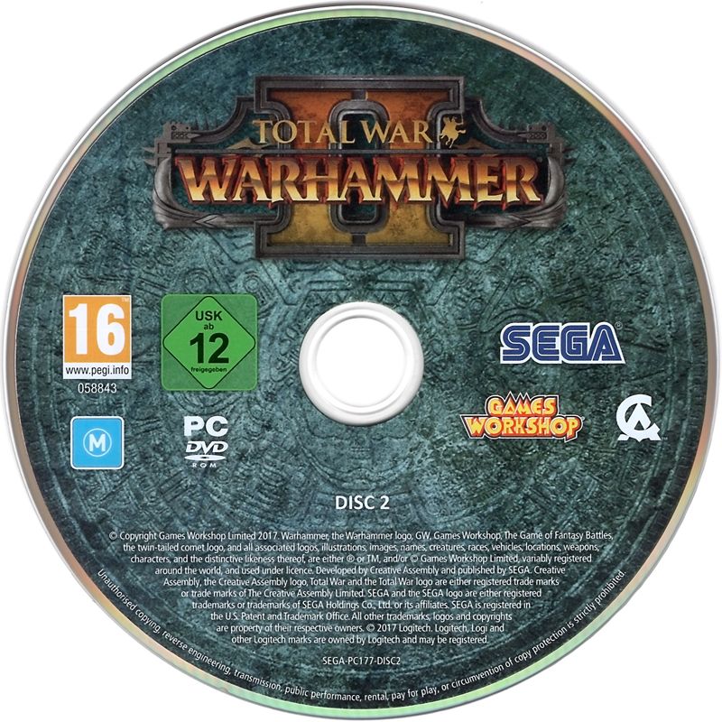 Media for Total War: Warhammer II (Windows): Disc 2