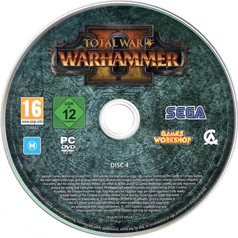Media for Total War: Warhammer II (Windows): Disc 4