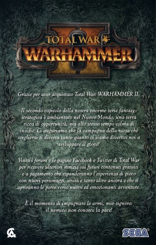 Extras for Total War: Warhammer II (Windows): Social Media Flyer - Front