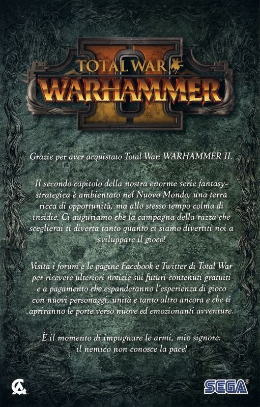 Extras for Total War: Warhammer II (Windows): Social Media Flyer - Front