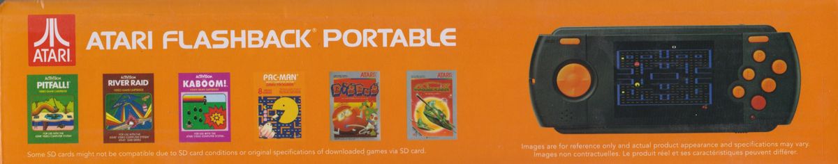 Spine/Sides for Atari Flashback Portable (2017 Edition) (Dedicated handheld): Bottom