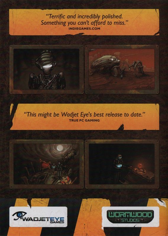 Back Cover for Primordia (Windows) (Preorder release)