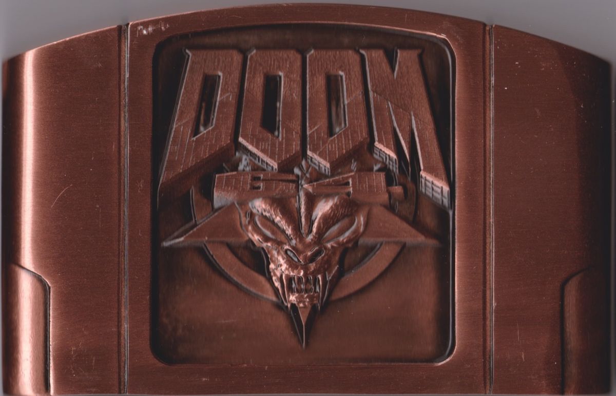 Extras for Doom 64 (Classic Edition) (Nintendo Switch): Metal Cartridge - Front