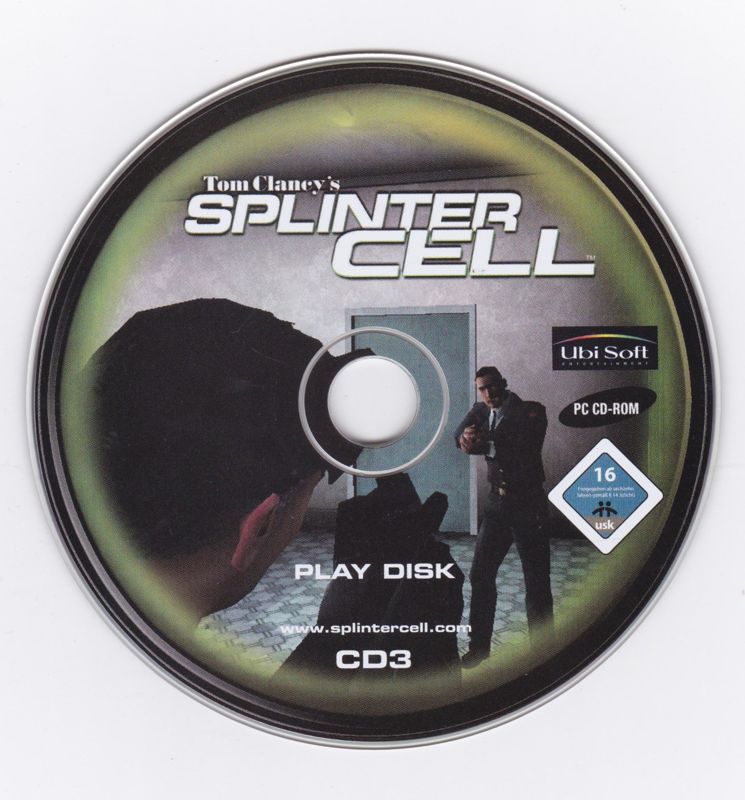 Media for Tom Clancy's Splinter Cell (Windows): Disc 3