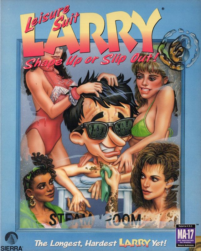 Front Cover for Leisure Suit Larry 6: Shape Up or Slip Out! (DOS)