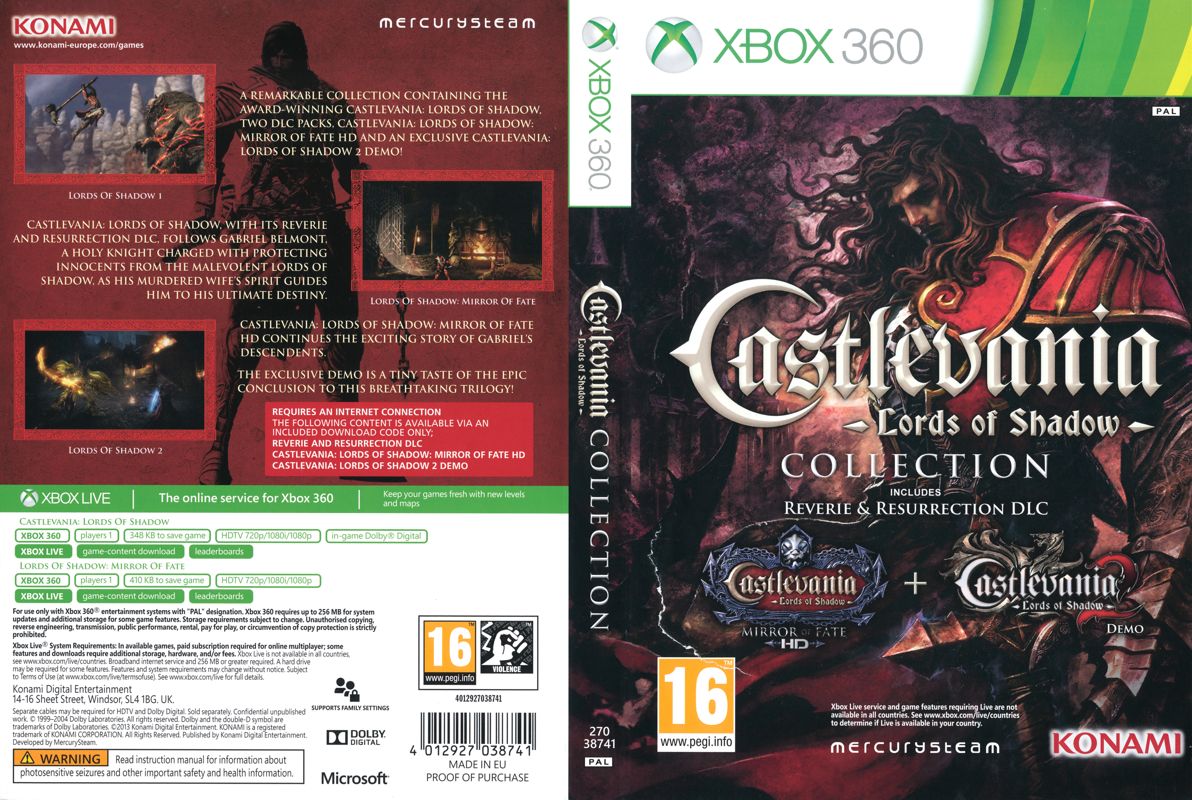 Castlevania: Lords of Shadow 2 PC Box Art Cover by amia