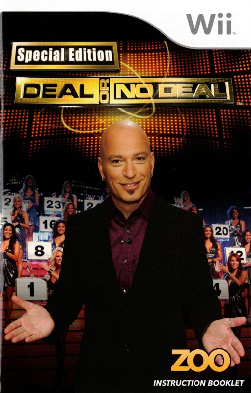 Manual for Deal or No Deal: Special Edition (Wii): Front