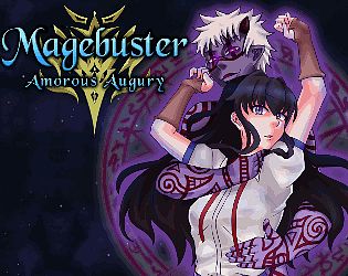 Front Cover for Magebuster: Amorous Augury (Android and Linux and Macintosh and Windows) (itch.io release)