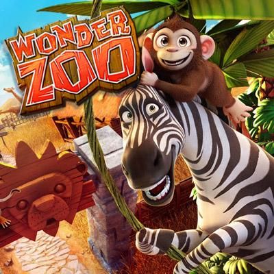 Front Cover for Wonder Zoo: Animal & Dinosaur Rescue (Blacknut)