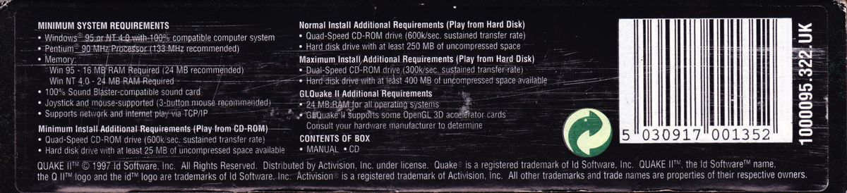 Spine/Sides for Quake II (Windows): Bottom