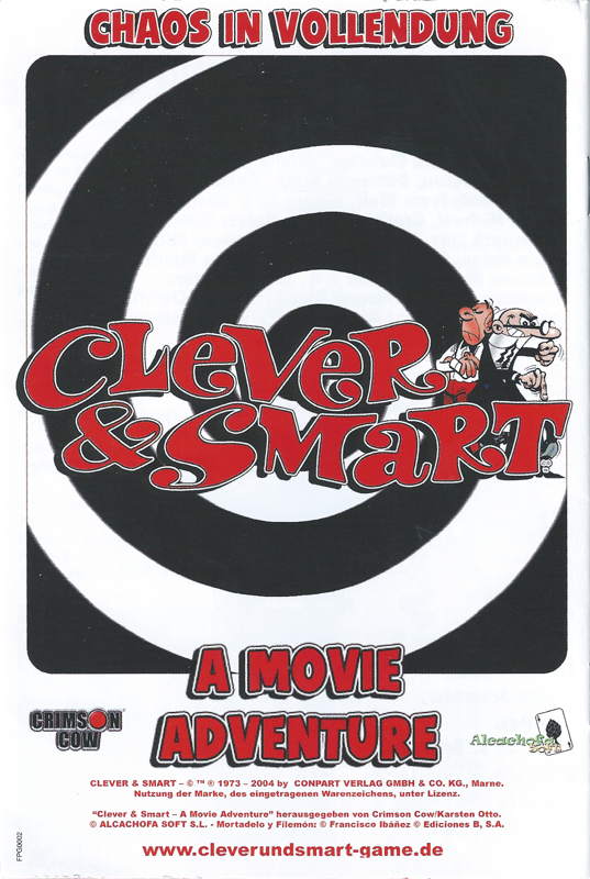 Manual for Mortadelo y Filemón: Una Aventura de Cine (Windows): Back