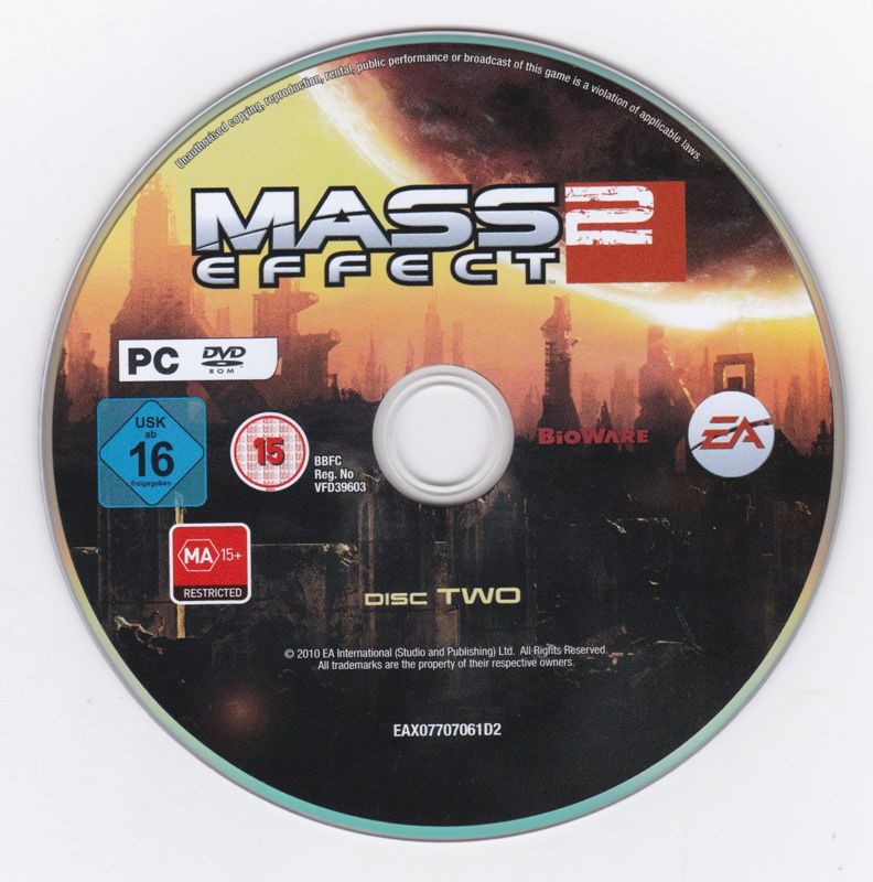 Media for Mass Effect 2 (Windows): Disc 2