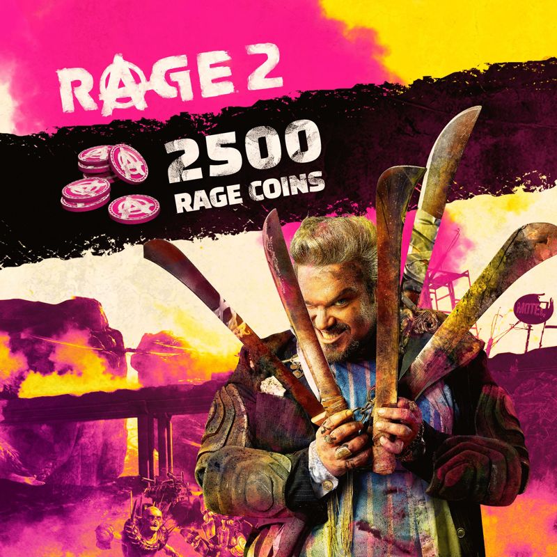 Front Cover for Rage 2: 2500 RAGE Coins (PlayStation 4) (download release)